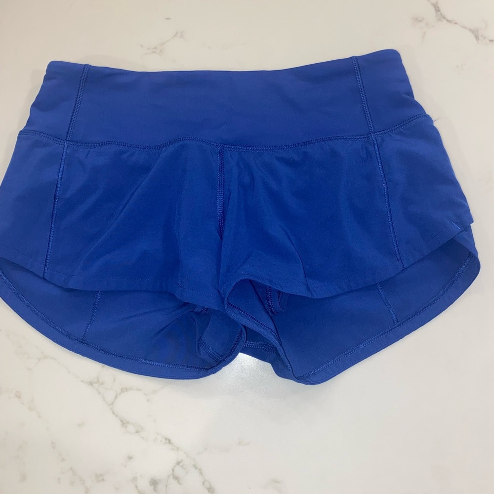Size 2 lululemon speed-up shorts